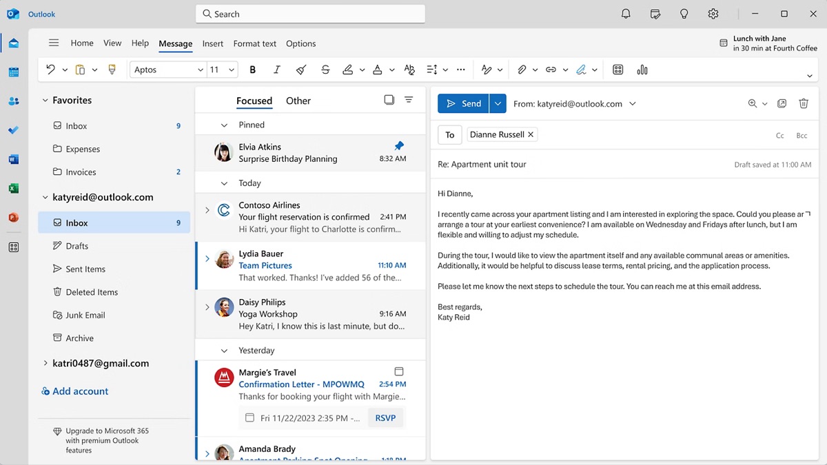 Microsoft Outlook mailbox
